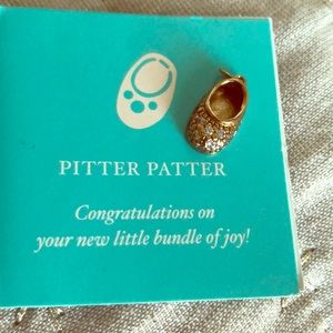 Stella & Dot Pitter Patter Baby Shoe Charm